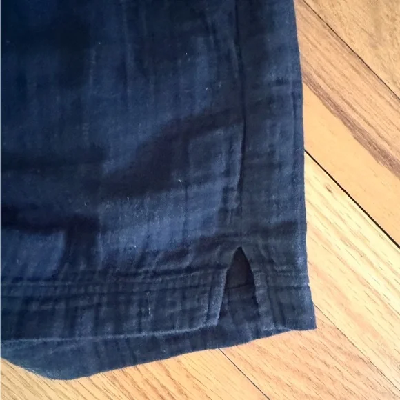 Pact High Waisted Gauze Linen Shorts with Tie - Picture 4 of 4